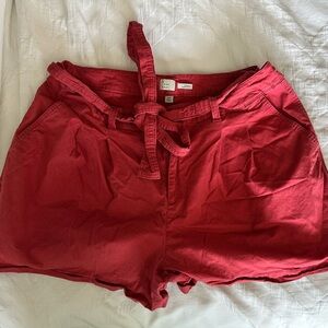 a new day Target Coral Chino Stretch Shorts